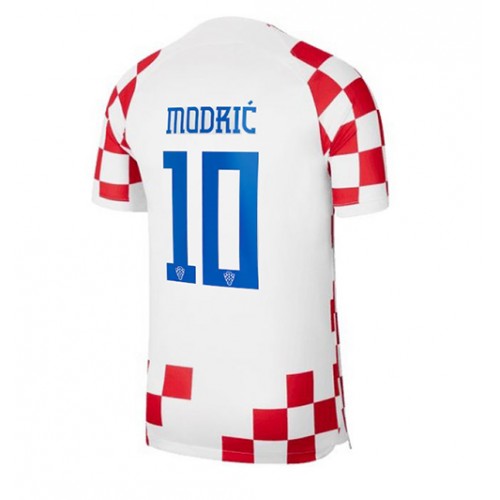Dres Hrvatska Luka Modric #10 Domaci SP 2022 Kratak Rukav